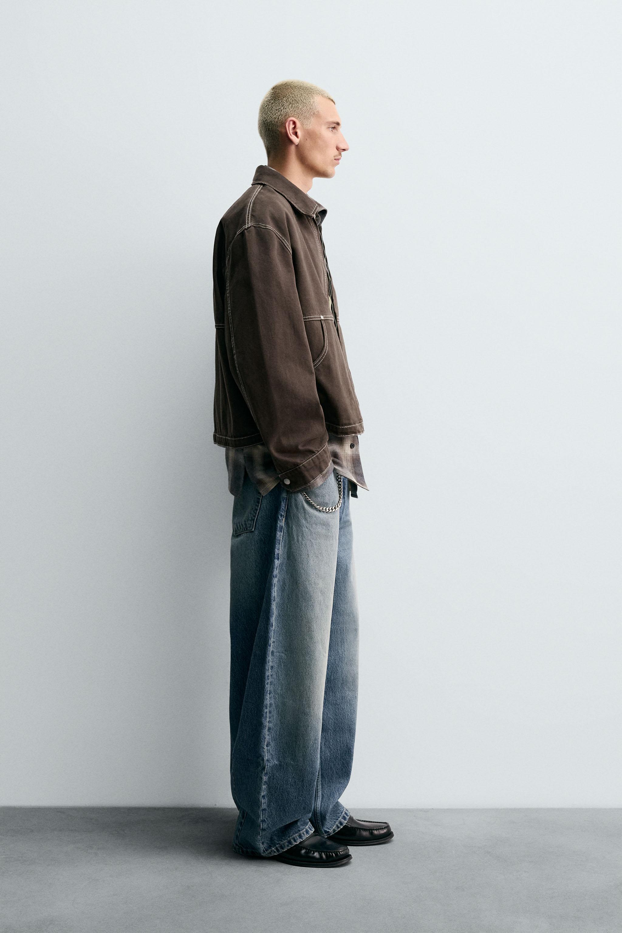 CONTRAST TEXTURED JACKET